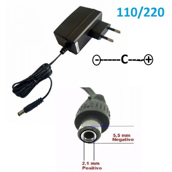 FONTE 12V   2,5A CHAVEADA FULL AMPERAGEM REAL