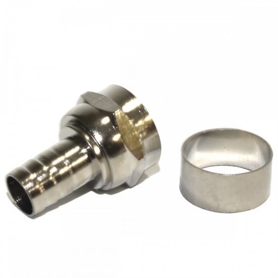 CONECTOR F COM ANEL RG06 ($$$100)
