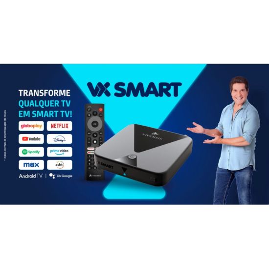RECEPTOR DIGITAL SAT HD VX 10 SMART ANDROID 11 VIVENSIS