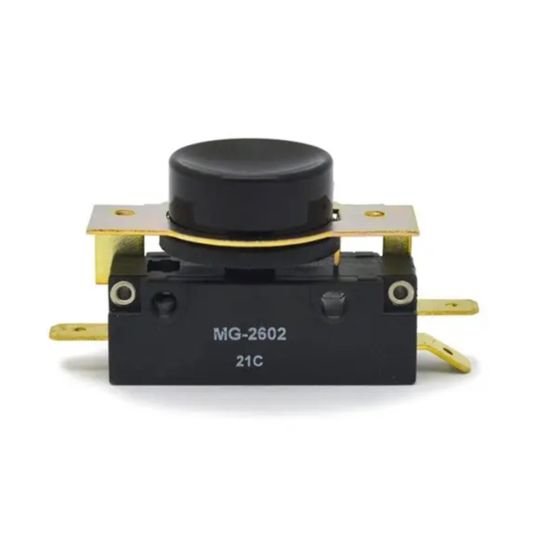 CHAVE MARGIRIUS MG-2602 20A FIM DE CUROS NA / NF Chave Micro Switch com Botão 20A