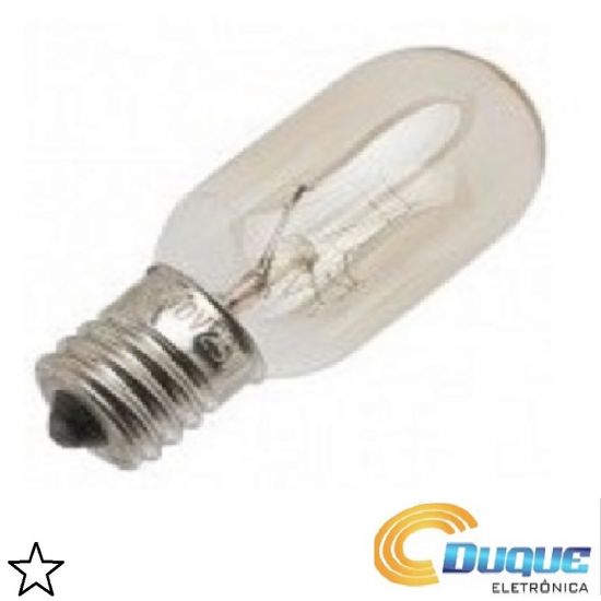 LAMPADA MICROONDAS 127V/15W ROSCA E17 CURTA