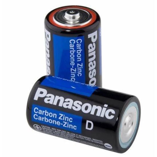 PILHA D PANASONIC UM-1SH300 EMBALAGEM COM DUAS PILHAS