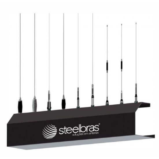 EXPOSITOR METALICO GRANDE 9 ANTENAS STEELBRAS