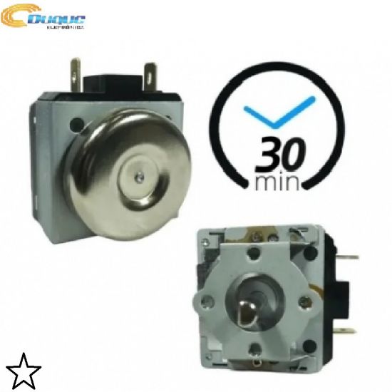TIMER AIRFRYER  30 MINUTOS MEIA LUA EIXO 15MM
