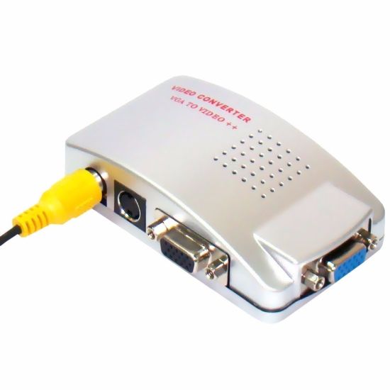 CONVERSOR VGA PC-TV 01 ENT VGA 3 SAIDAS VGA/SVIDEO