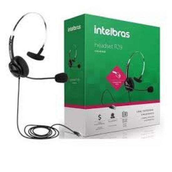 HEADSET OFFICE PARA TELEFONE COM CONECTOR RJ9 CHS40 INTELBRAS