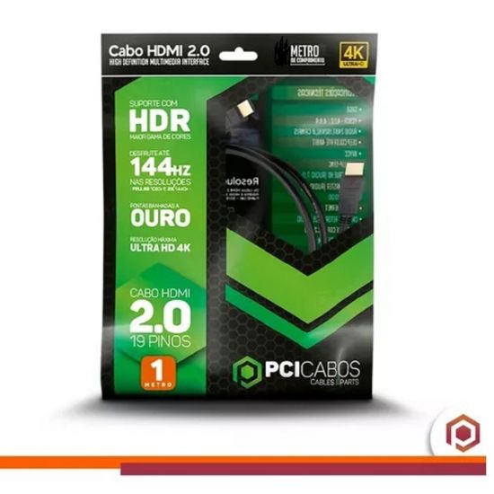 CABO HDMI  1 MT 2.0 4K 19 PINOS PCI