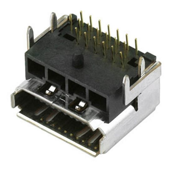 CONECTOR JACK HDMI PCI 90 GRAUS C/SUPORTE TERRA