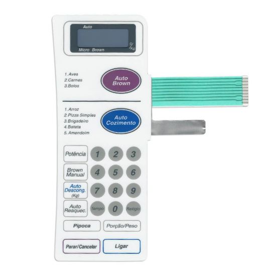 MEMBRANA PANASONIC NN 6956 BRANCA COM DOURADOR