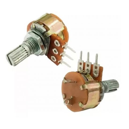 POTENCIOMETRO L15 B5K C/CHAVE 3T LINEAR