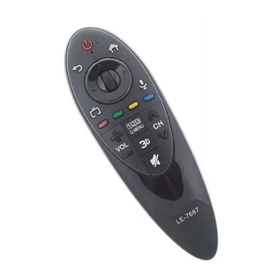 CT LCD LG SMART MAGIC MAX-8217 controle lg smart LE-7687