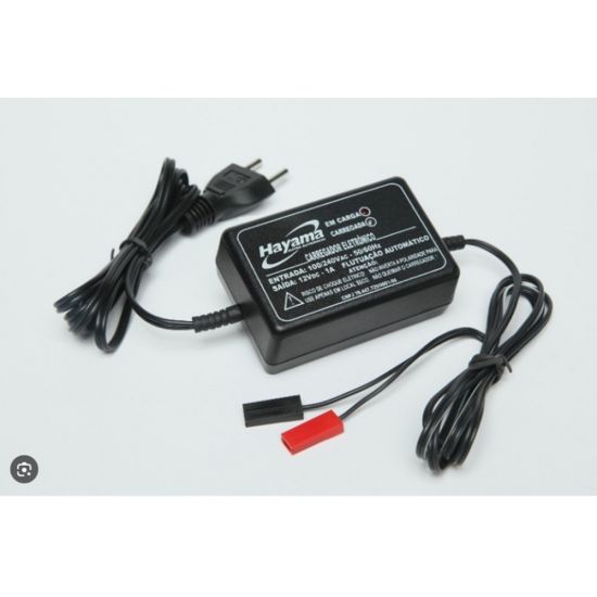 CARREGADOR BATERIA 13,8V 0,4A HAYAMA FLUTUACAO