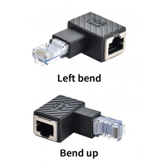 CONECTOR RJ45 90 GRAUS