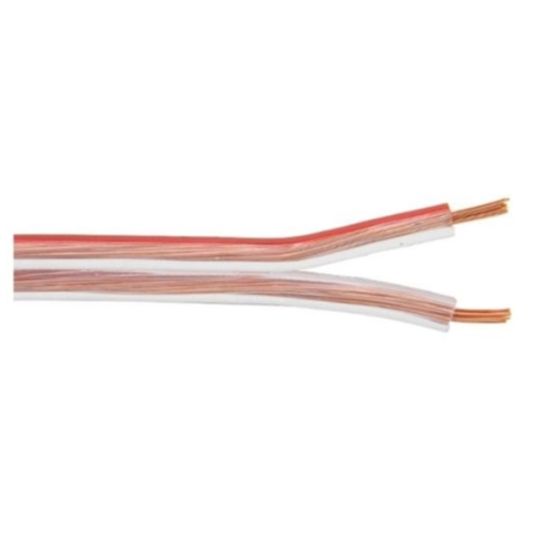 FIO BICOLOR CRISTAL 2X1,00MM VM/PT X100 CONTROLLER ($$$100) CABO PARALELO CRISTAL PARA ALTO FALANTE