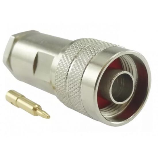 CONECTOR N 50R MACHO CABO PRENSA RGC213 CM-37 KLC