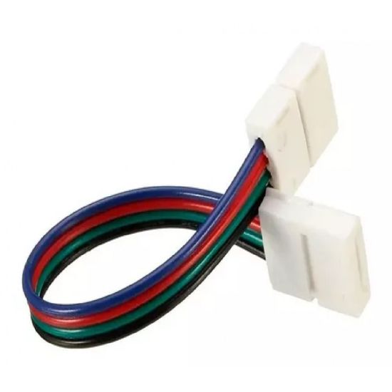 Conector Para Fita Led 4 vias Com Fio