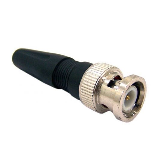 CONECTOR BNC MACHO CAPA PLASTICO