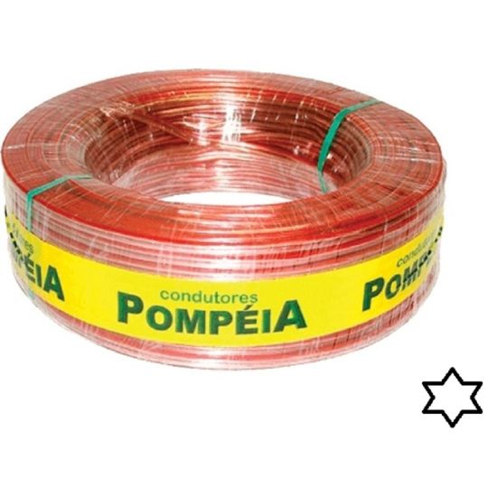 FIO BICOLOR CRISTAL 2X1,50 14AWG X100 POMPEIA