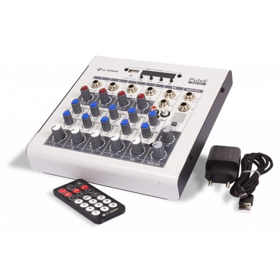 MESA DE SOM 6 CANAIS PULSE 602R MN LL AUDIO