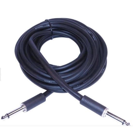 CABO GUITARRA 5 MTS P10 MONO P/ P10 MONO, BLINDADO, LIGA DE COBRE OFHC, PROTEÇÃO TERMO RETRÁTIL, SÉRIE TITAN NWT