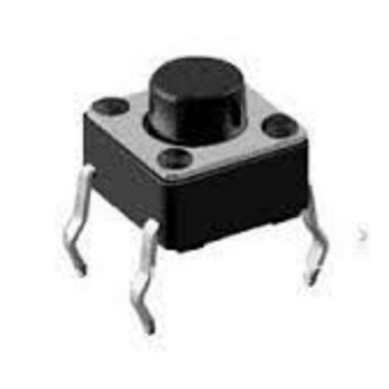 CHAVE TOQUE 4T 180º 6X6X5,0 MM ($$$50) CHAVE TACTIL