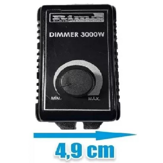 DIMMER ROTATIVO 3000W BIVOLT UNIVERSAL