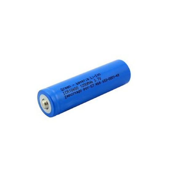 BATERIA LANTERNA 18650 3,7V 2600Mah 65MMX17MM BAP BATERIA RECARREGAVEL  LITHIUM
