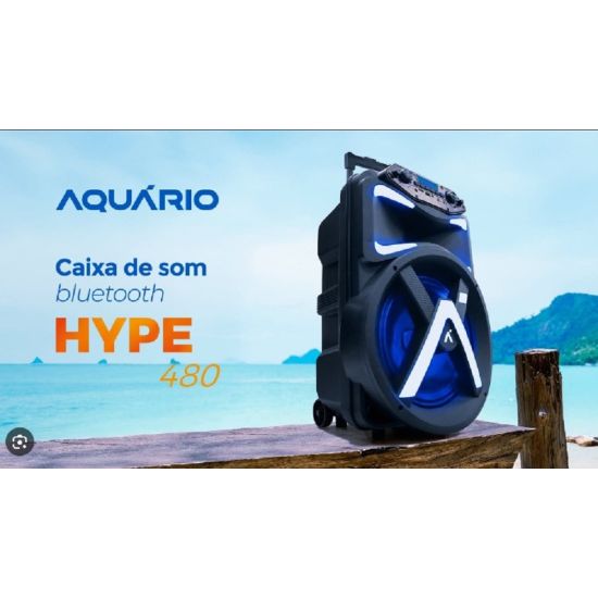 CAIXA DE SOM AMPLIFICADA 12 480W RMS HYPE-480 AQUARIO