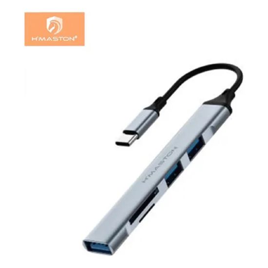 HUB USB TIPO C PARA USB 2.0 USB 3.0 TF CARD SD CARD ZHQ23 HMASTON