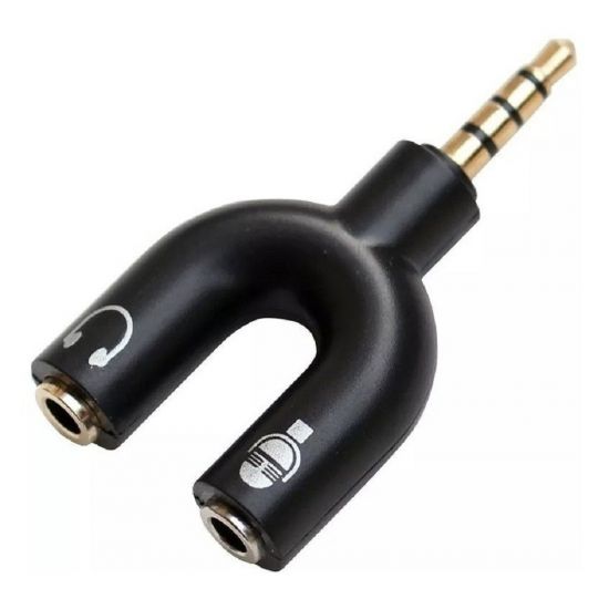 PLUG ADAPTADOR 2 J2 X P2 4C COMBO FONE MICROFONE