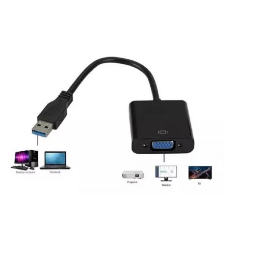 CONVERSOR USB X VGA MONITOR USB 3.0 2.0