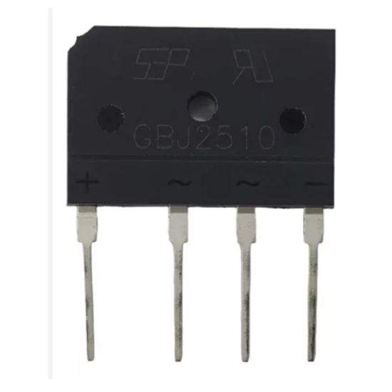DIODO PONTE GBJ2510 GBJ 2510 25A 1000V 25 AMPERES 1000 VOLTS