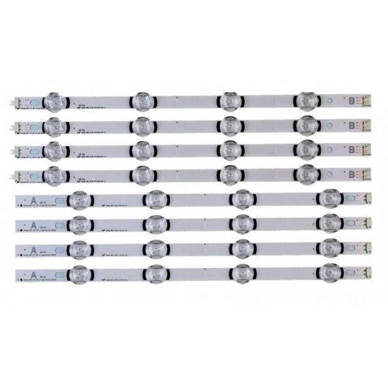 KIT 8 BARRAS LED LG 40LF 39LB5500, 39LB5600, 39LB5800, 39LB6500. BARRAMENTO DE LED PREMIUN