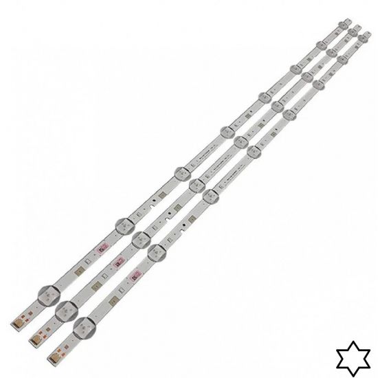 KIT 3 BARRAS LED SAMSUNG UN40J5200AG  LH40RBHB hg40nd460sg PREMIUN UNJ5290