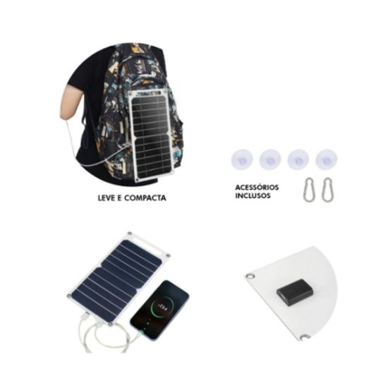 POWER BANK CARREGADOR PORTATIL SOLAR