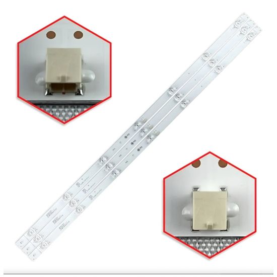 KIT 3 BARRAMENTO LED PHILCO PTV40E60Snc PTV40E60SN PTV40E21DSWNC PTV40E20DSGWA PTV40E60 3V