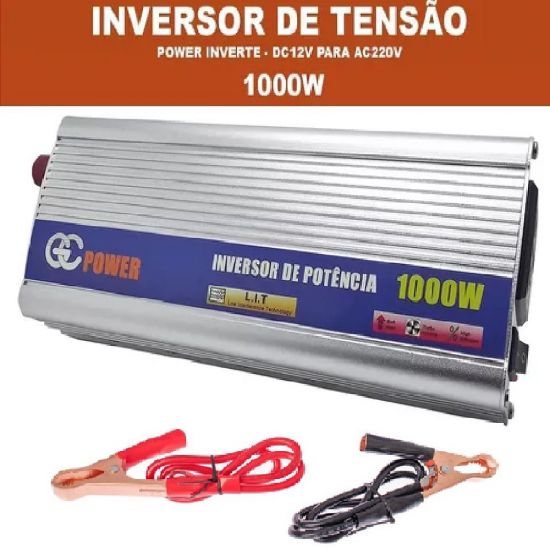 INVERSOR ENTRADA 12V SAI 220V  1000W GC