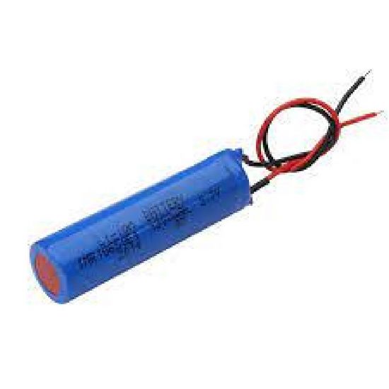 BATERIA 3,7V CR18650 COM RABICHO 1300MAH