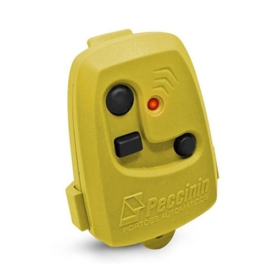 CT PORTAO PECCININ AMARELO 433MHZ ROLLING CODE TX