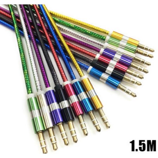 CABO AUXILIAR P2 + P2 COLORIDO 1,5M