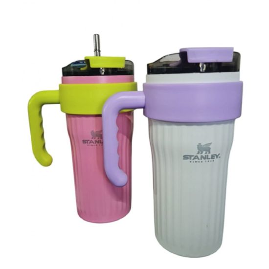 CANECA TERMICA COM CANUDO 800ML BZ-26