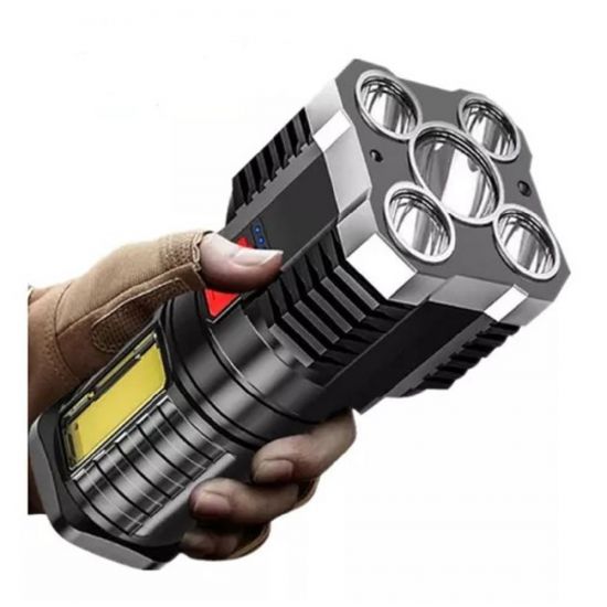 LANTERNA LED L29 SUPER POTENTE USB 5 LEDS
