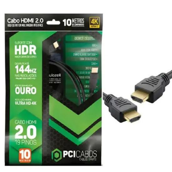 CABO HDMI 10 MTS 2.0 4K 19 PINOS PCI
