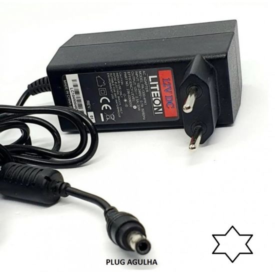 FONTE 12V   2,5A CHAVEADA ORIGINAL CAIXA