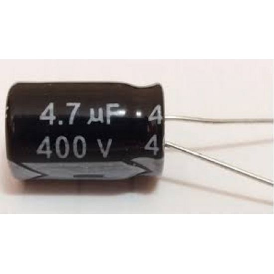 ELETROLITICO      4,7uF X 400V RD