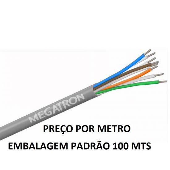 FIO TELEFONE/INTERFONE CCI 4 PARES X100 MEGATRON
