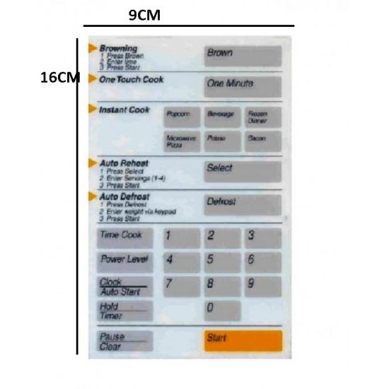 MEMBRANA SAMSUNG MW 5920 /5930 BR C16CMXL9CM