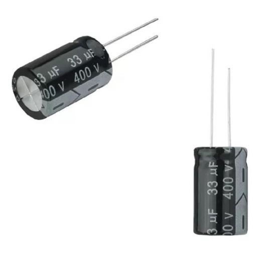 ELETROLITICO    33uF x 400V RD