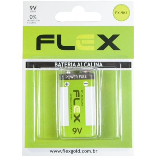 BATERIA 9V ALCALINA FLEX