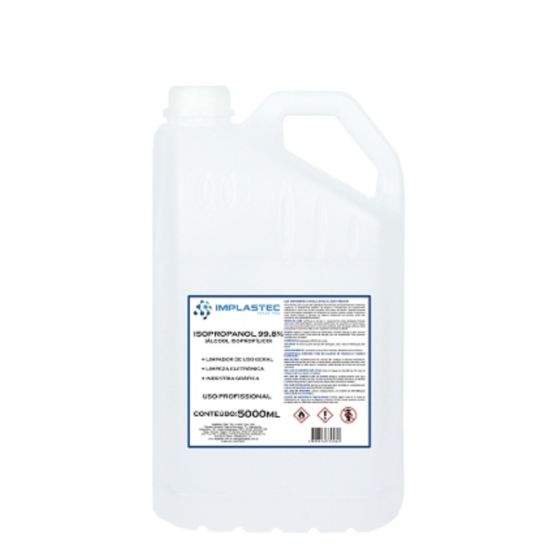ALCOOL ISOPROPILICO 99,8% 5L IMPLASTEC